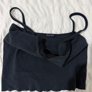 Brandy Melville / John Galt  Black Lace Trim Cami Top